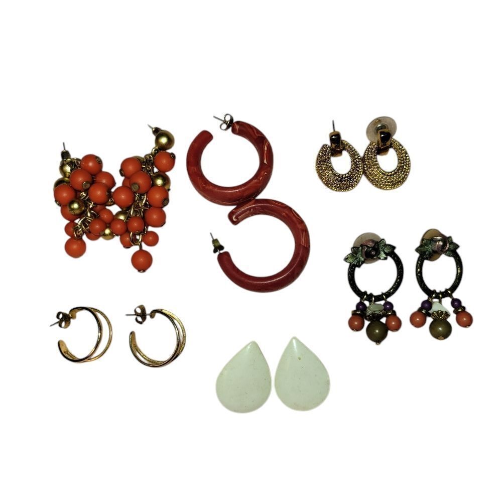 Vintage earrings 7 pairs
